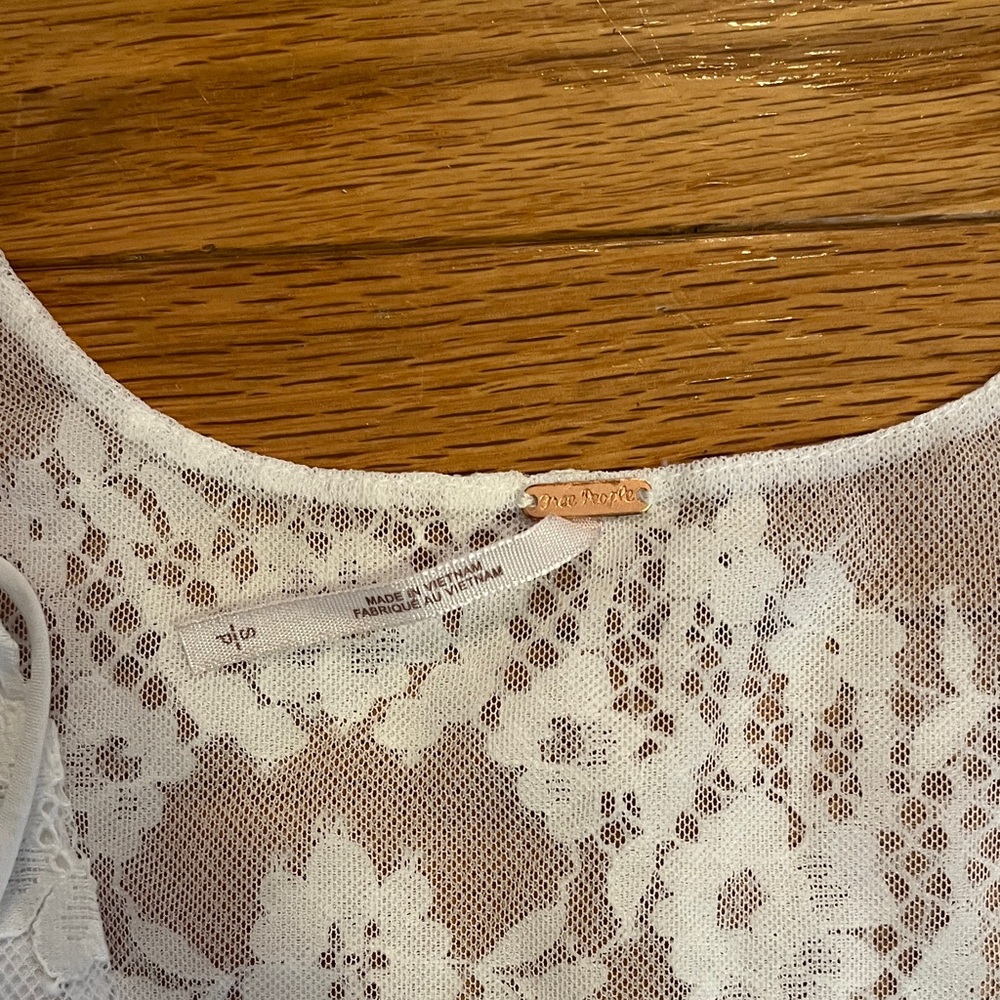 NWT Free People White Lace Dress - Picture 2 of 10